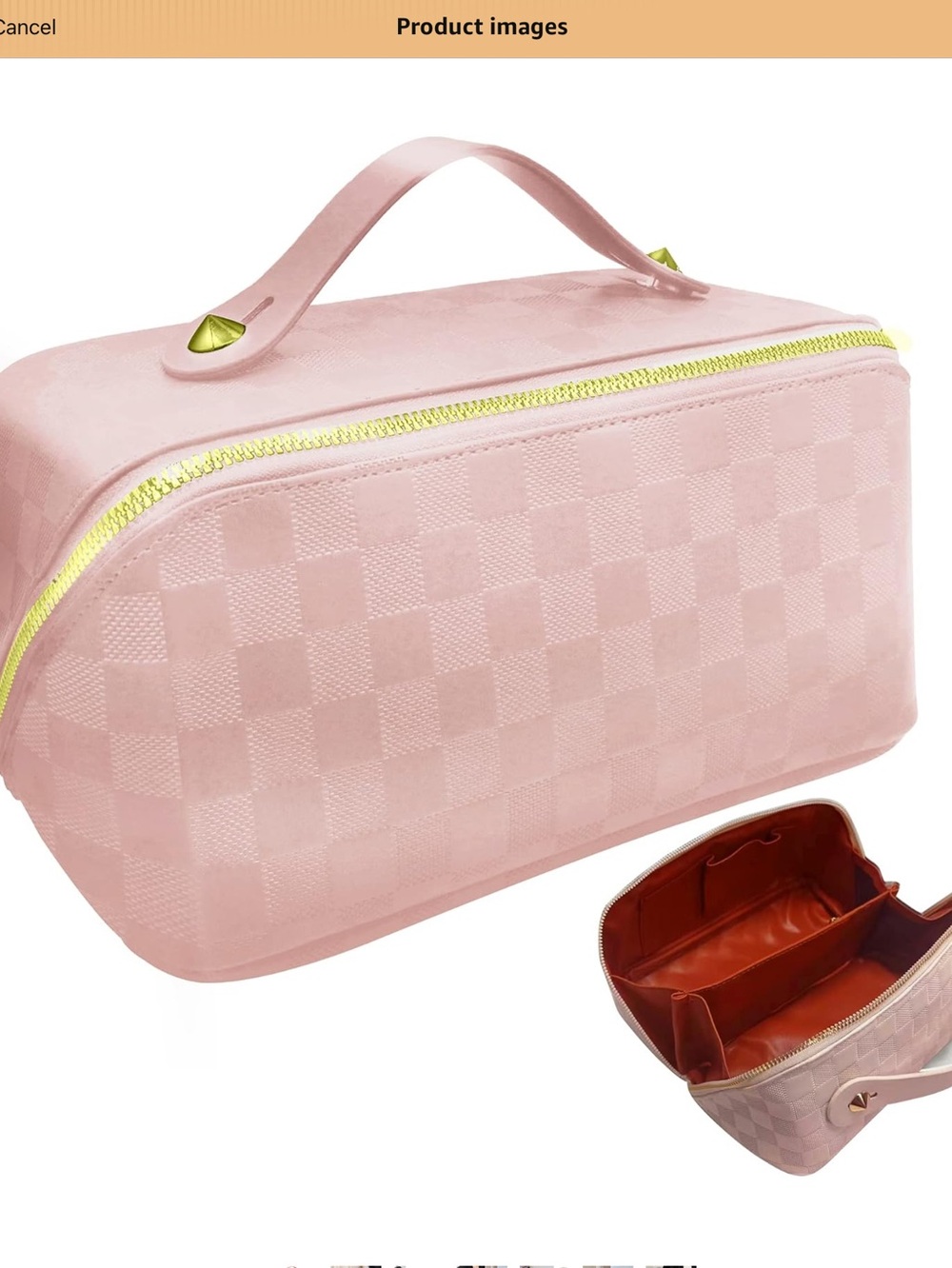 Large Travel Toiletry Bag, Opens Flat